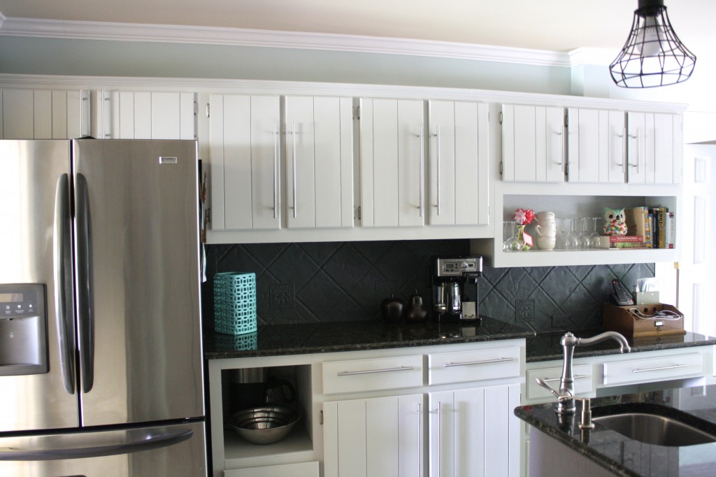 WOW!  Budget kitchen remodel by Designer Trapped in a Lawyer's Body.  Totally transformed with PAINT!  #kitchenremodel