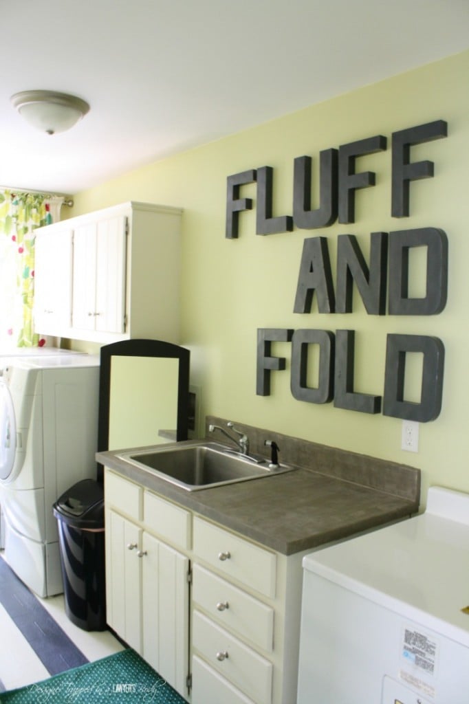 EASY DIY LAUNDRY ROOM COUNTER TOP • Ugly Duckling House