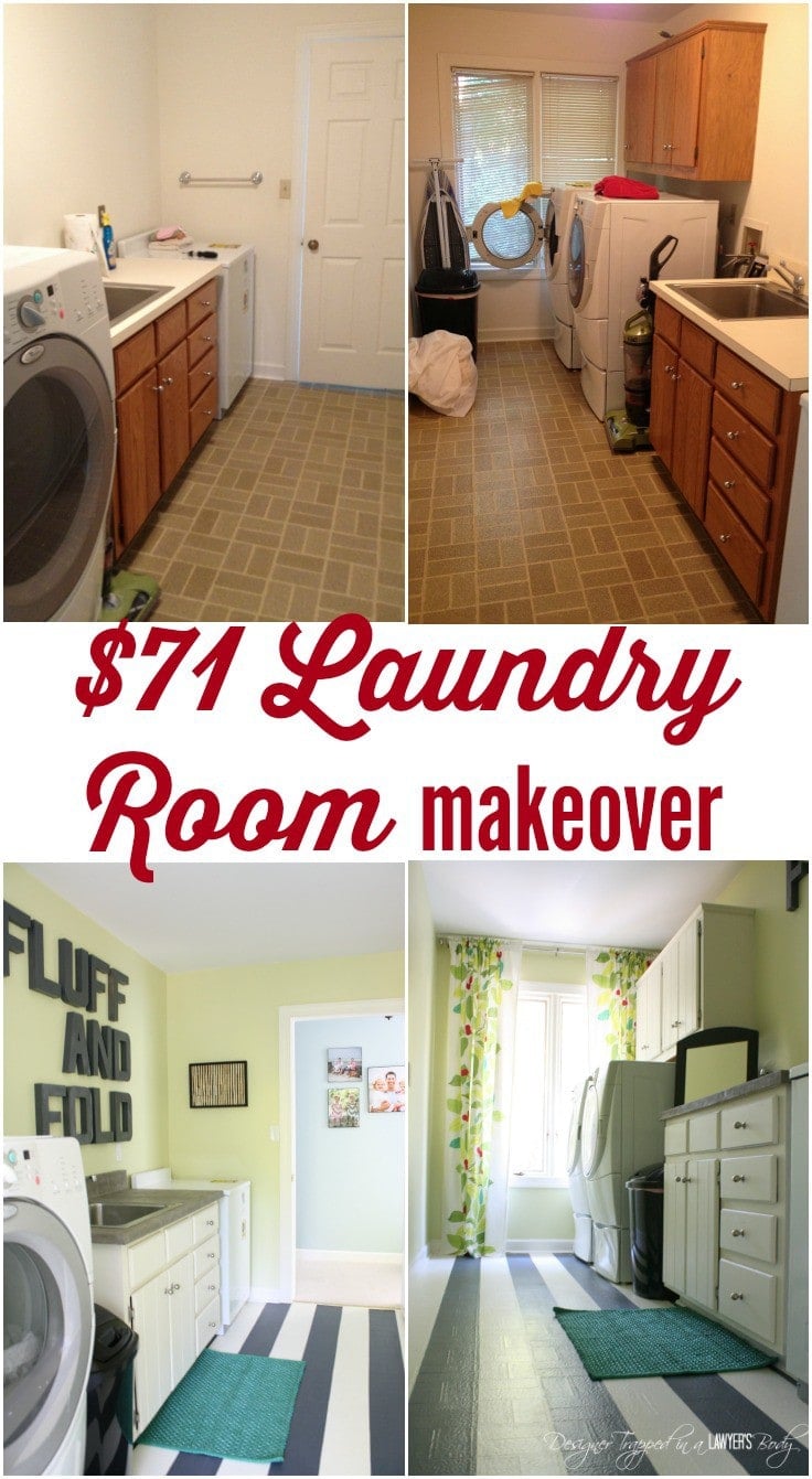 71 00 Diy Laundry Room Makeover Thrifty Makeover Tips