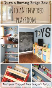 Fantastic playroom ideas by Designer Trapped in a Lawyer's Body