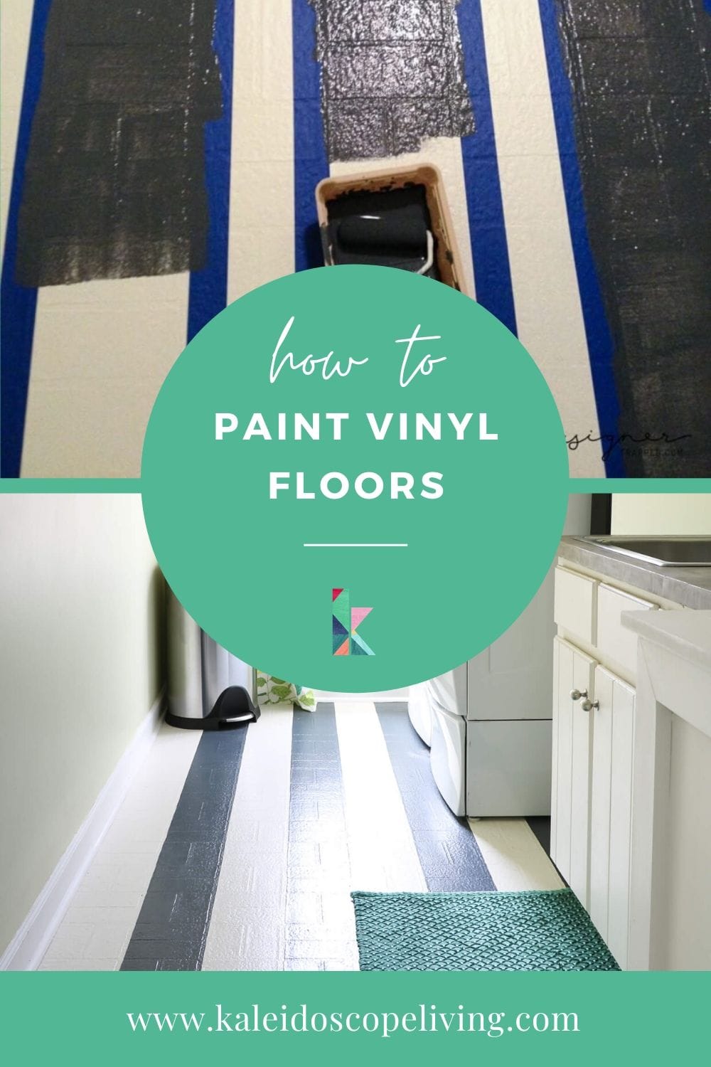 How to Paint Vinyl Floors LongLasting Results Designer Trapped