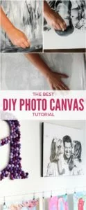 If you love the look of photo canvases, but can't believe how expensive they are, this is the DIY tutorial for you! Learn how to make your own photo canvas prints for a FRACTION of custom ordered photo canvases from stores!