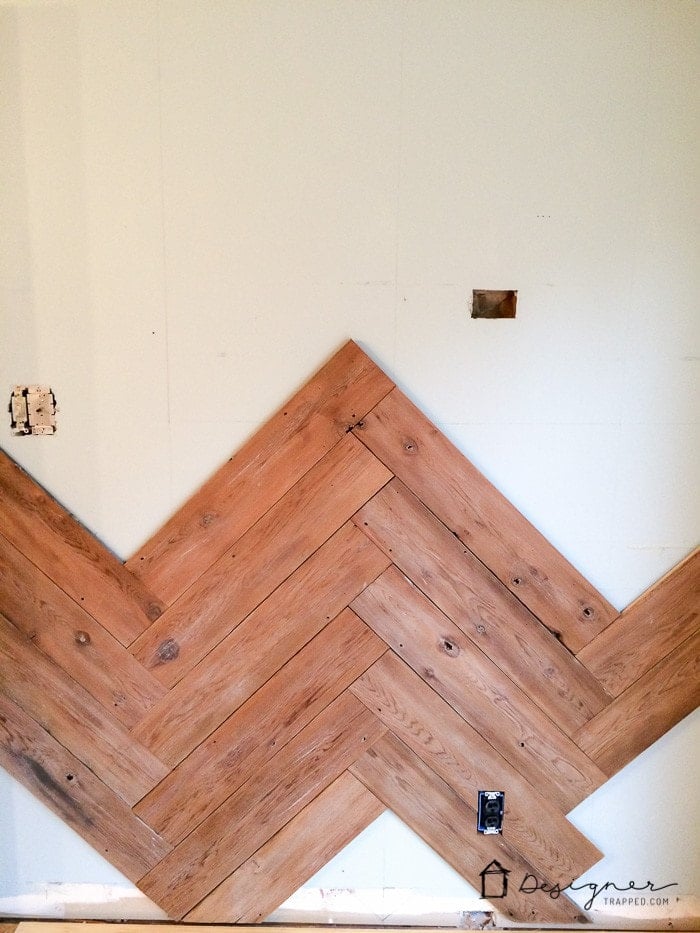 in process herringbone wall