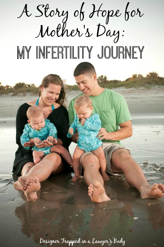 My Infertility Journey ~ A Story of Hope by Designer Trapped in a Lawyer's Body.