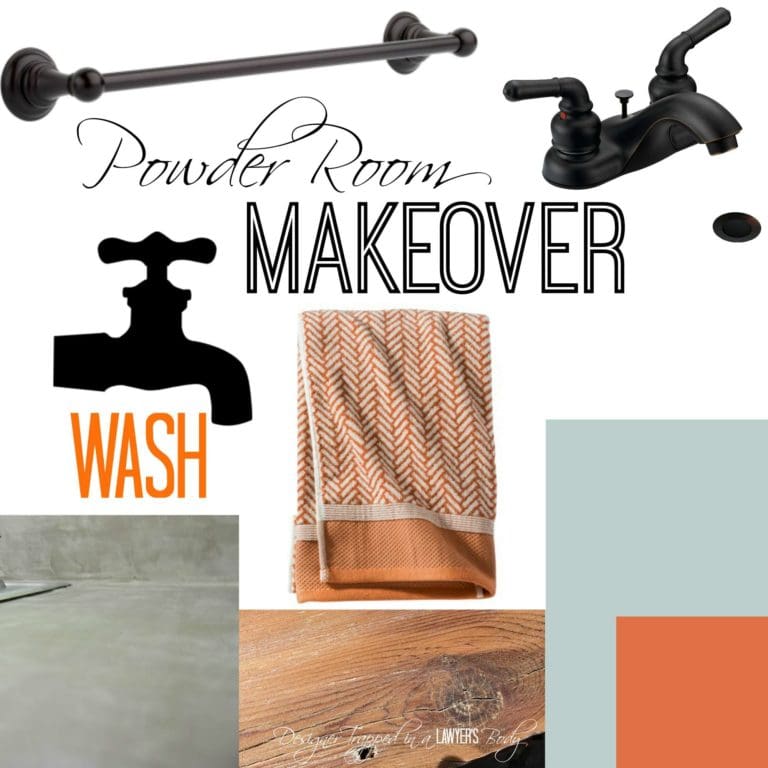 Makeover Plans for the Powder Room!