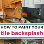 how to paint a backsplash