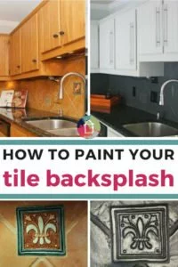 how to paint a backsplash