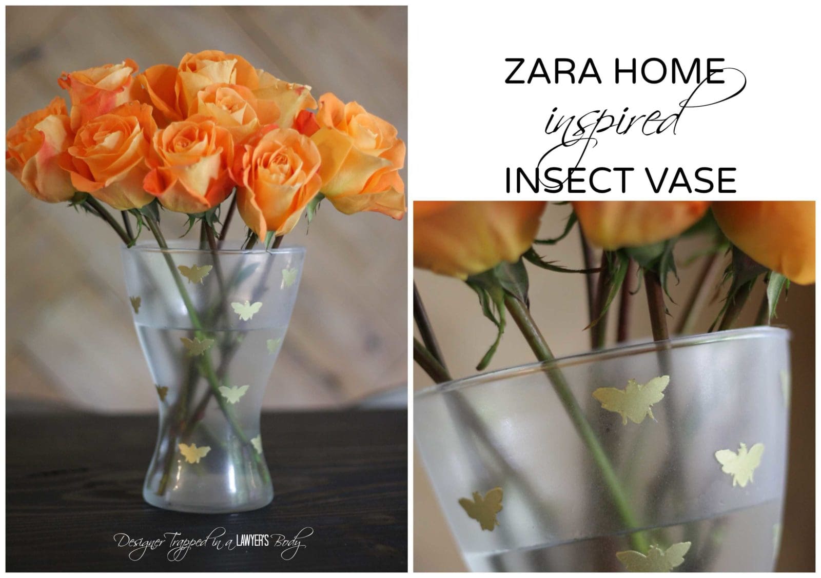 Pin now, read later! Knock off Zara Home Insect Vase by Designer Trapped in a Lawyer's Body. #zarahomeknockoff