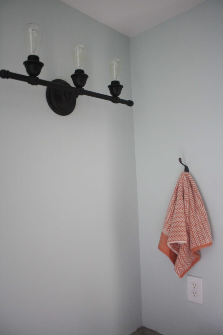 Powder Room Progress and the BEST TIP for Painting Around a Toilet!