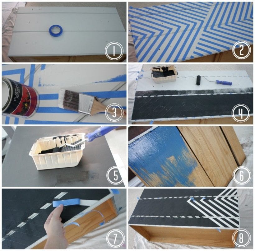 How To Paint A Dresser For A BOLD Look Designer Trapped