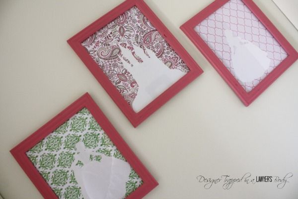 Easy, DIY princess art by Designer Trapped in a Lawyer's Body for All Things Thrifty!