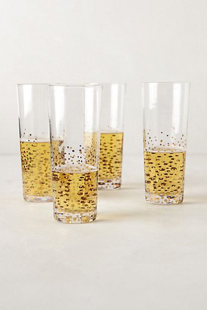 AWESOME Metallic Dotted Glasses tutorial! Inspired by Anthropologie, for a fraction of the cost!