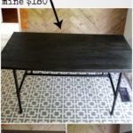 LOVE IT! DIY Pipe Table--full tutorial by Designer Trapped in a Lawyer's Body. #pipetable