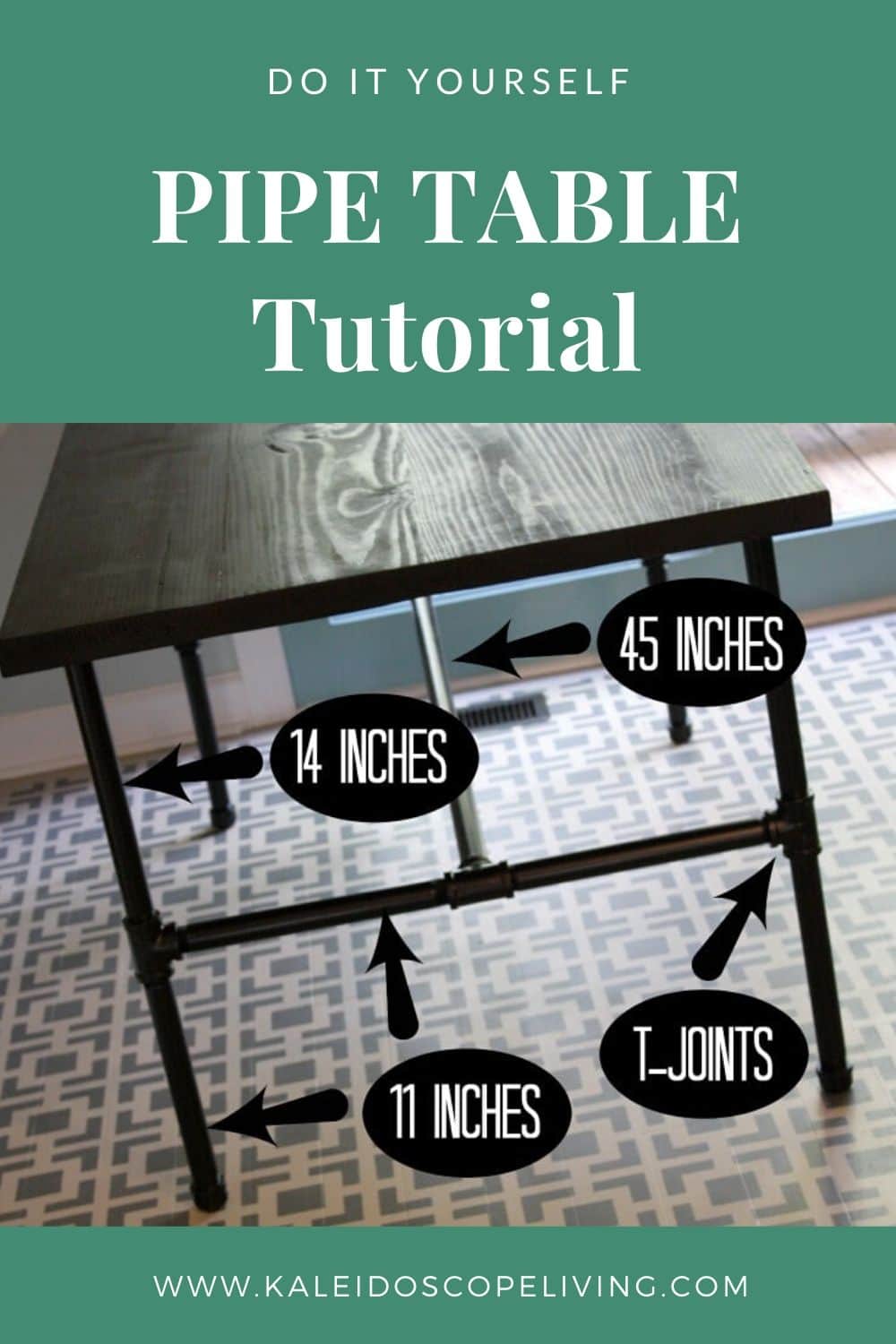 DIY Pipe Table Tutorial How We Saved 1,800 Designer Trapped