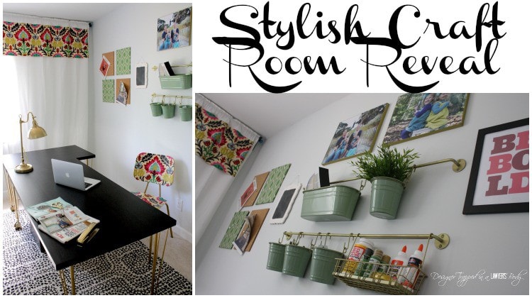 MUST PIN! Craft room reveal full of awesome craft room ideas! #craftroom