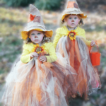 OMG! Cutest tutu halloween costume EVER! Full tutorial. #scarecrowtutu #tutuhalloween #halloweenoutfit