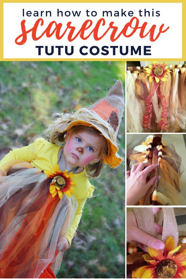 DIY Scarecrow Tutu Halloween Costume | Adorable and easy!