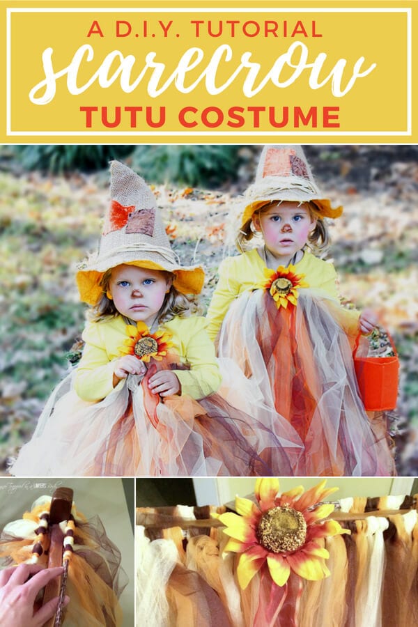 DIY Scarecrow Tutu Halloween Costume | Adorable and easy!