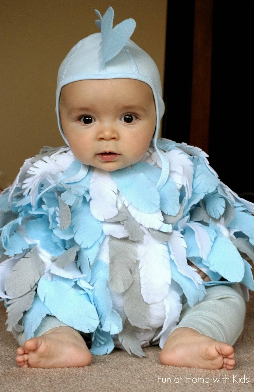 DIY baby chicken Halloween costume
