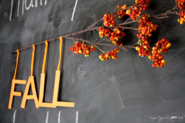 EASY DIY Fall Banner Tutorial by Designer Trapped in a Lawyer's Body. #falldecor