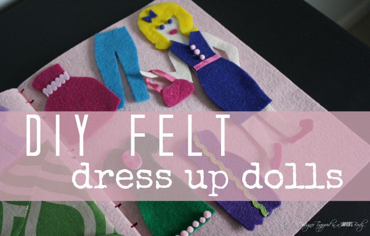How to Make Felt Dress-Up Dolls