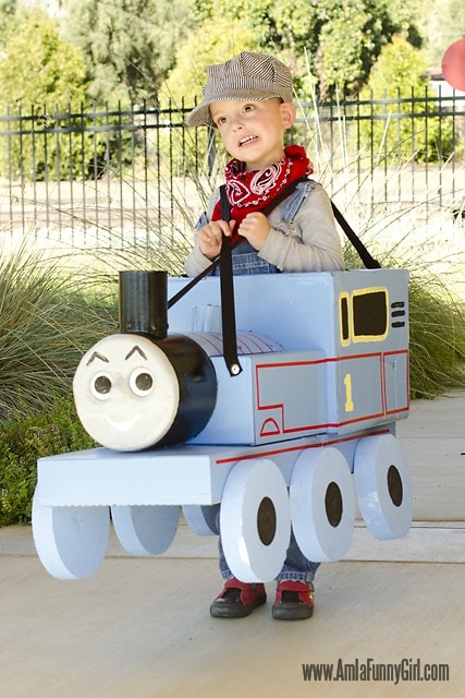 DIY Thomas the Train costume
