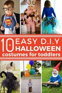 DIY Halloween costumes for toddlers