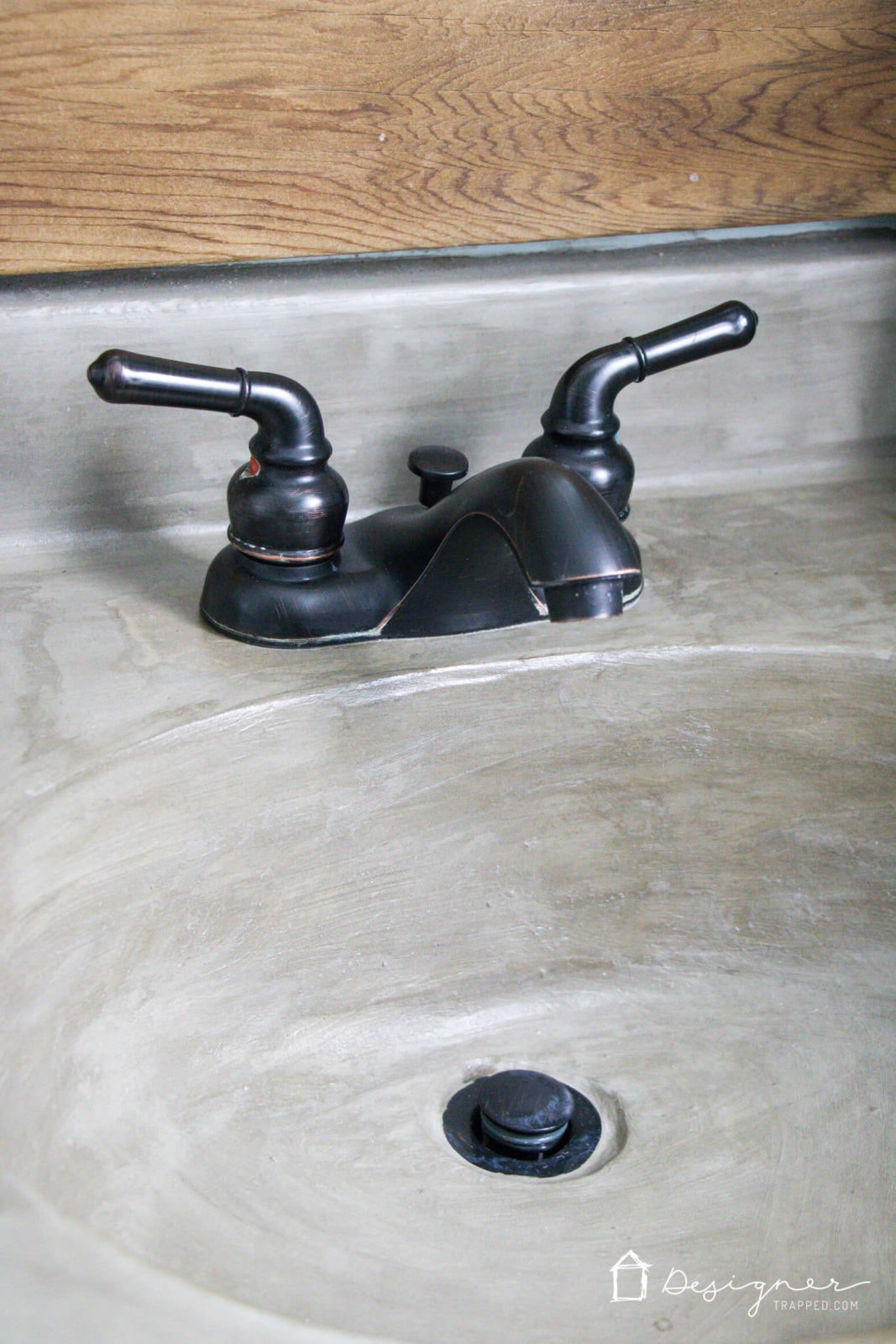 DIY concrete sink