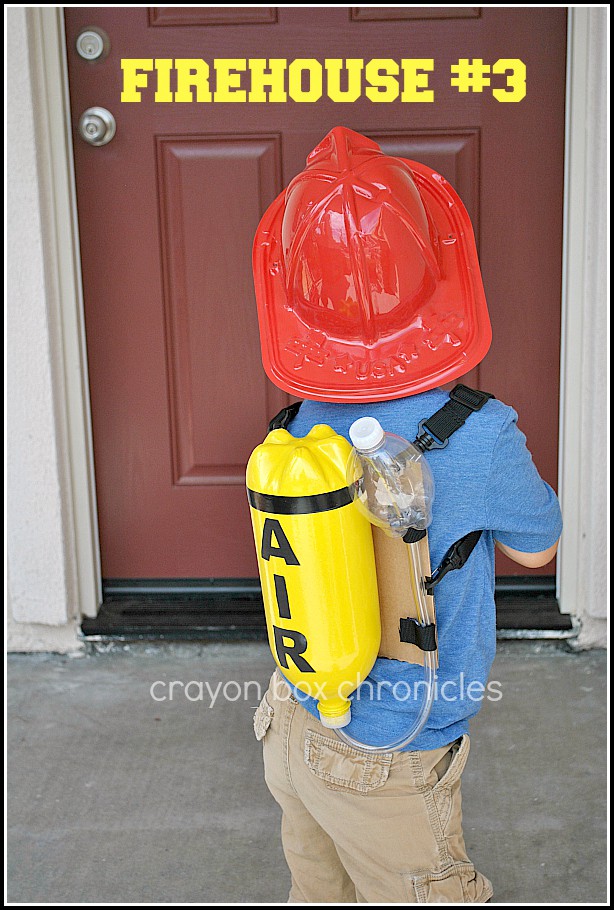 DIY fireman costume