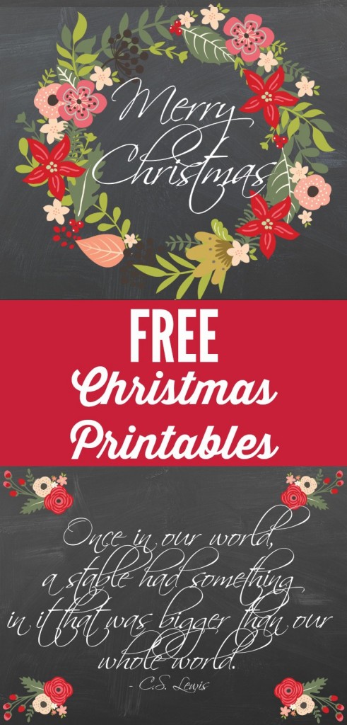 BEAUTIFUL! These free Christmas printables are absolutely stunning. Get them for free at Designer Trapped in a Lawyer's Body!
