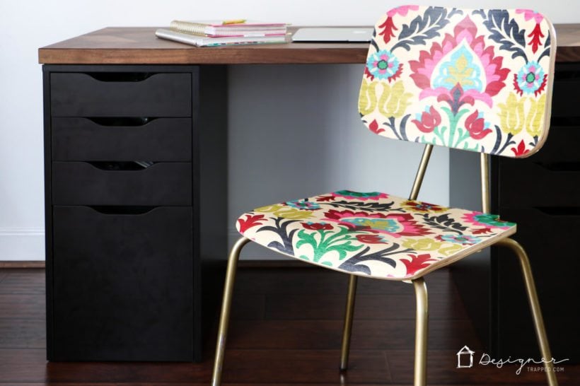 How To Decoupage Furniture For An Upholstered Look Designer Trapped