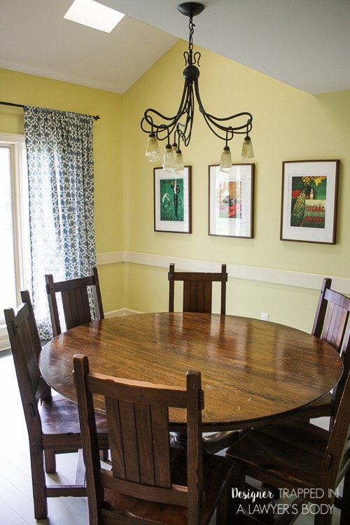 Awesome plans for a budget friendly dining room refresh by Designer Trapped in a Lawyer's Body!