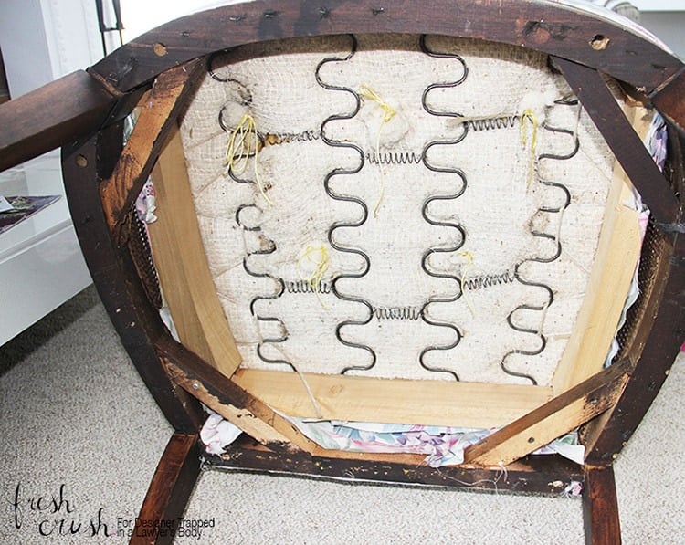 Learn How to Upholster a Chair Wingback Chair Makeover