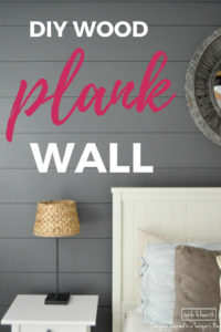 diy plank wall