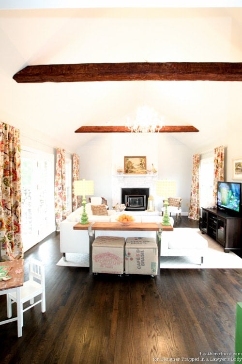 How to Install Faux Wood Beams | Beam Me Up Scottie!