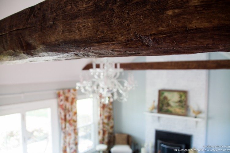 How To Install Faux Wood Beams Beam Me Up Scottie