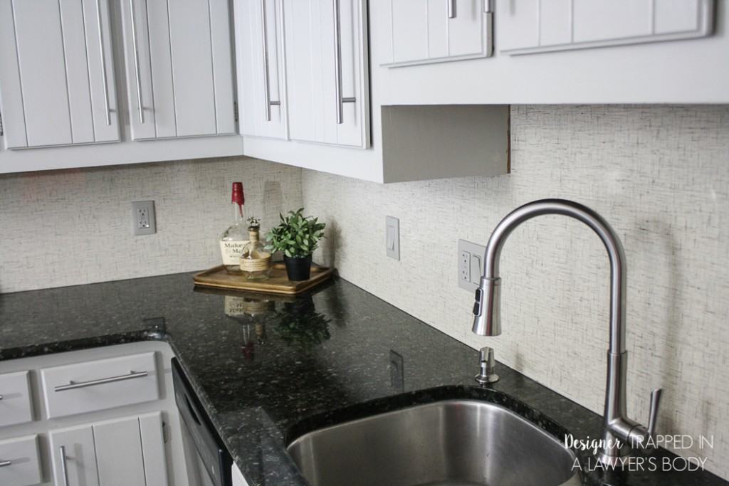 kitchen sink formica backsplash