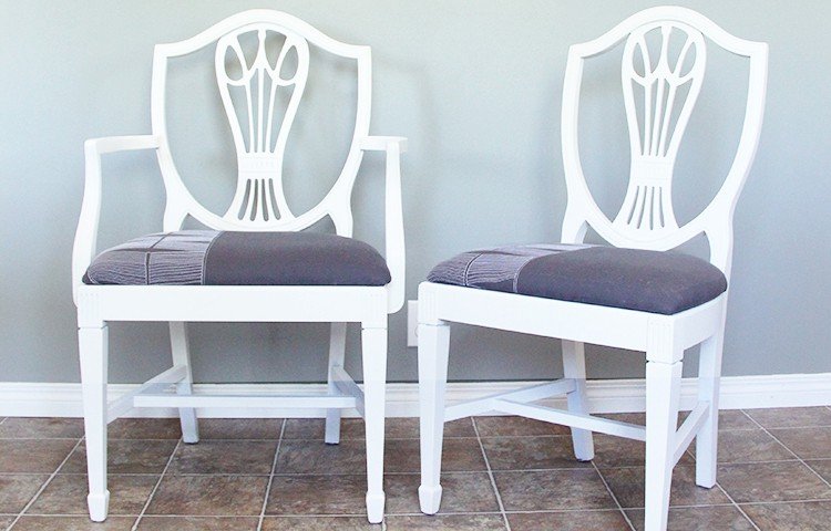 Hepplewhite Dining Chair Makeover