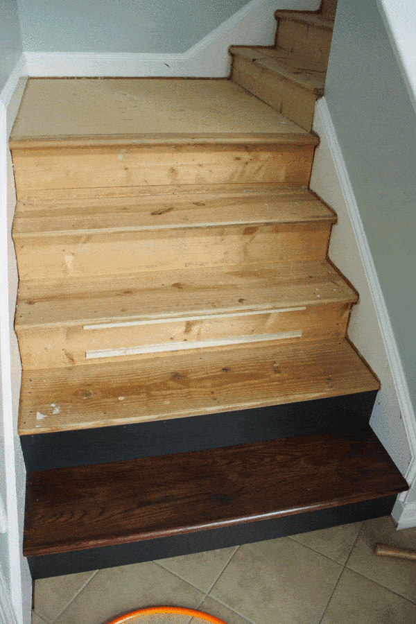 how to install wood stairs