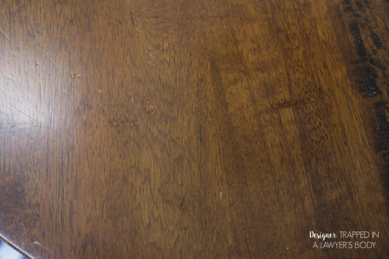 How to Refinish a Table without Sanding & Stripping