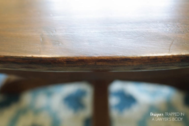 How to Refinish a Table without Sanding & Stripping