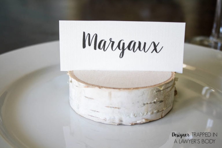 DIY Place Card Holders:  Knock Out Knock Offs No. 4