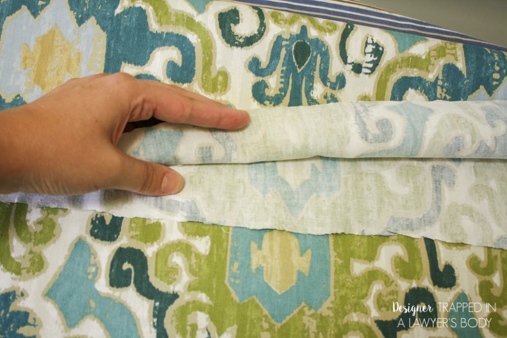 YES! This is an awesome post on how to make curtains the easy way! Full tutorial by Designer Trapped in a Lawyer's Body. 