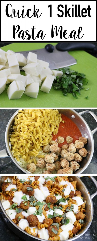 No time to cook? This easy one skillet pasta meal is quick and easy to make and your whole family will love it! #spon