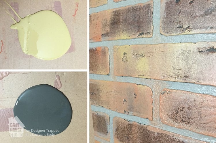 Painting a Faux Brick Accent Wall