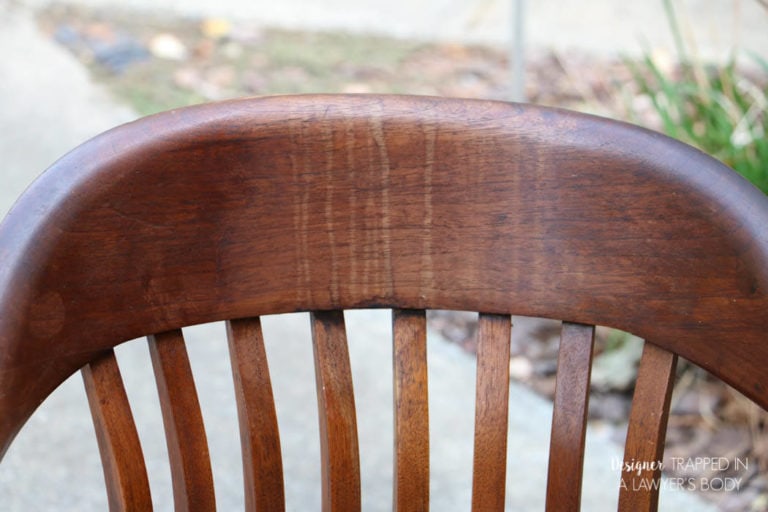 How to Refinish Wood Chairs the Easy Way!