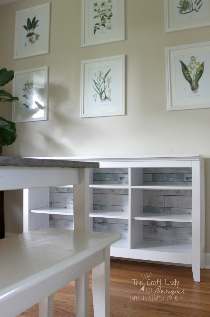 How to Update Inexpensive Furniture with Wallpaper