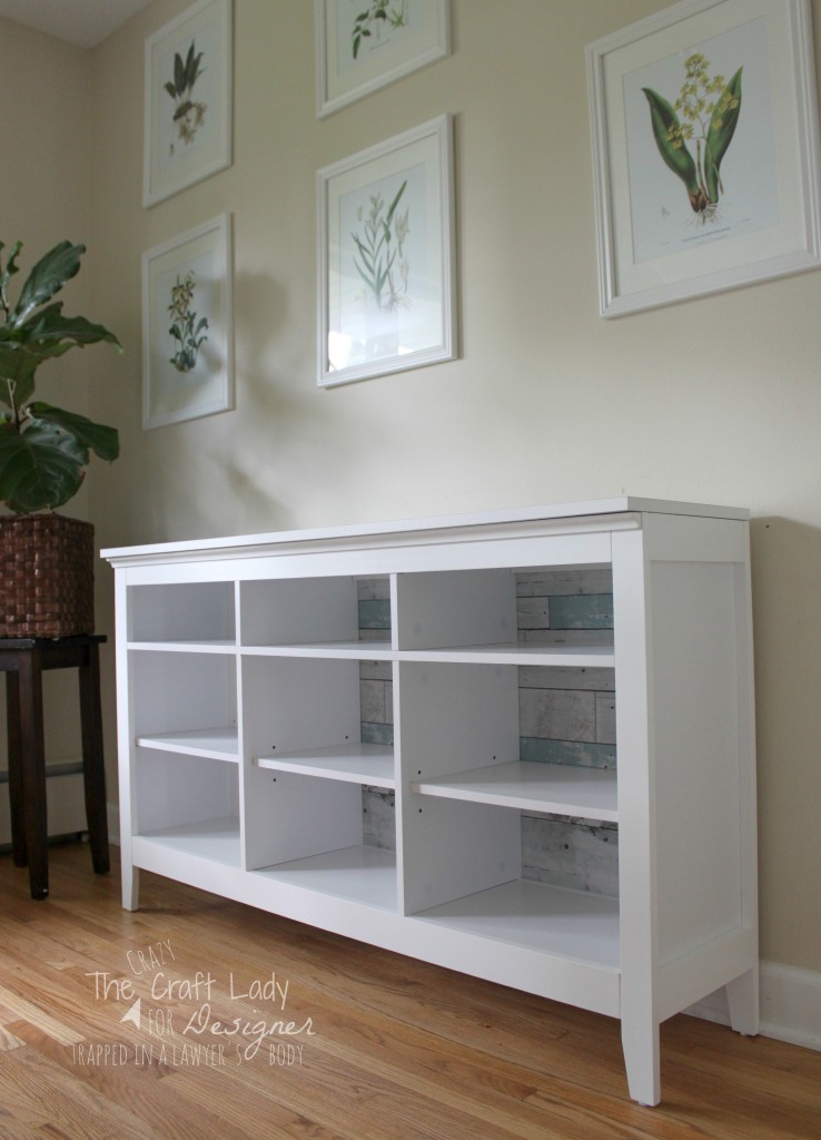 How to Update Inexpensive Furniture with Wallpaper