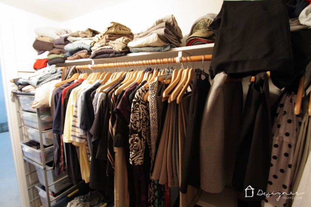 WOW! Come learn how to organize your closet in 2 hours or less with these simple and practical tips! You don't need a fancy closet system to do this! 