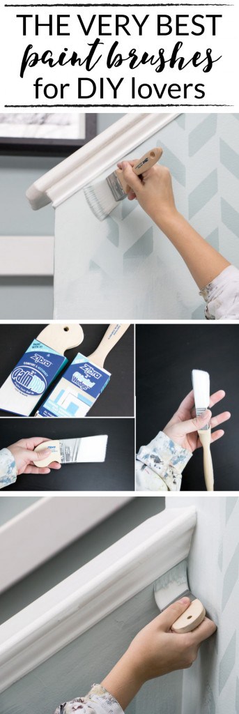 If you love DIY projects and paint often, you NEED to know about these awesome new paint brushes! #spon